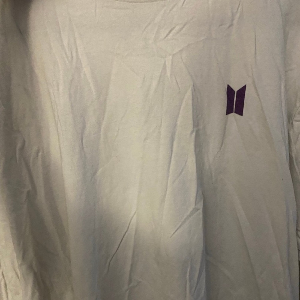 White long sleeve shirt Bts love yourself shirt